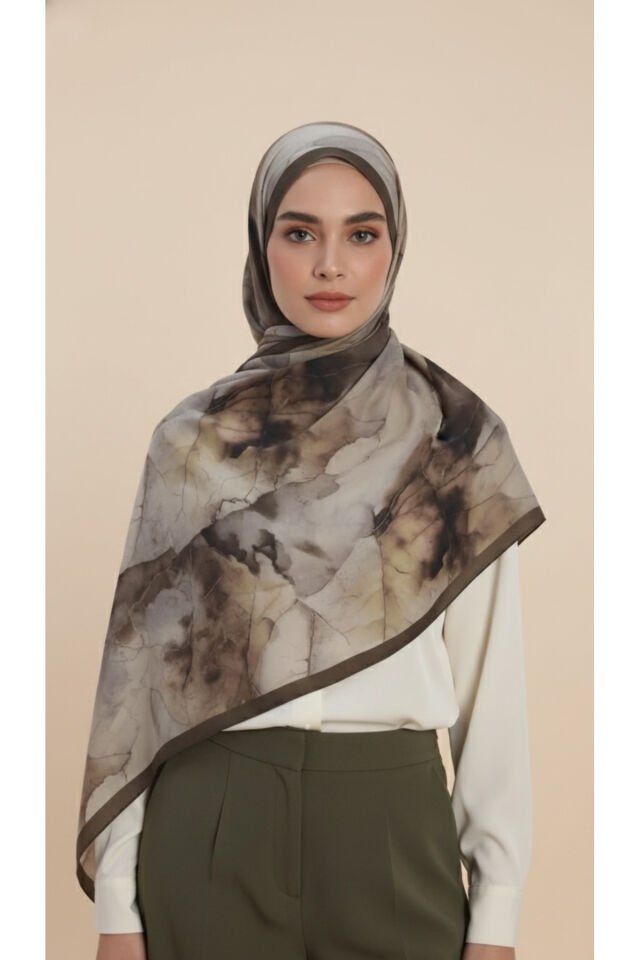 Tasarım İpeksi Lilya Şal Yeşil